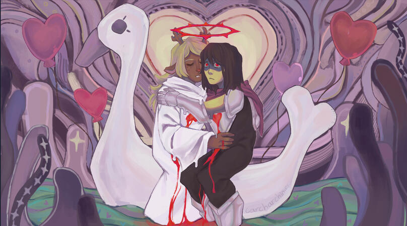 two fullbodies + detailed bg (2025)