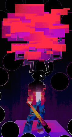 deltarune full body illust with bg (2026)